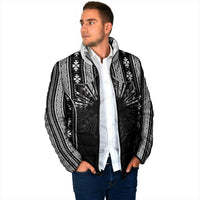 Mabuhay Philippines Festival Padded Jacket Filipino Map Black White Igorot Pattern LT14 - Polynesian Pride
