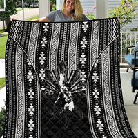 Mabuhay Philippines Festival Quilt Filipino Map Black White Igorot Pattern LT14 Black - Polynesian Pride