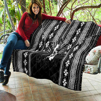 Mabuhay Philippines Festival Quilt Filipino Map Black White Igorot Pattern LT14 - Polynesian Pride