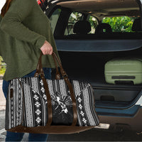 Mabuhay Philippines Festival Travel Bag Filipino Map Black White Igorot Pattern LT14 - Polynesian Pride