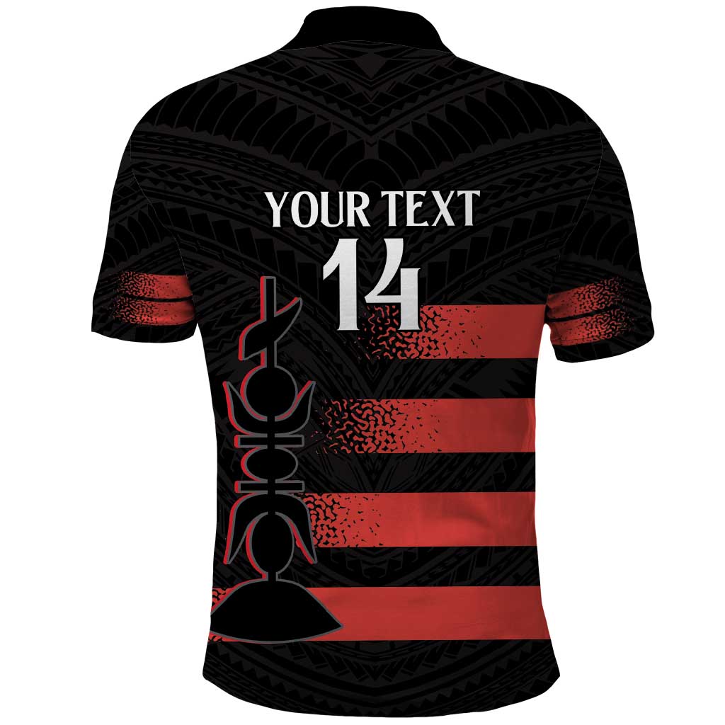 Custom New Caledonia Football Polo Shirt Allez Les Cagous Polynesian Pattern LT14 - Polynesian Pride