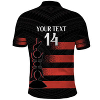 Custom New Caledonia Football Polo Shirt Allez Les Cagous Polynesian Pattern LT14 - Polynesian Pride