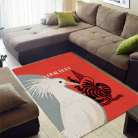 Custom Nouvelle-Caledonie Football Area Rug Allez Les Cagous Simple Style