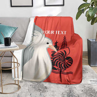 Custom Nouvelle-Caledonie Football Blanket Allez Les Cagous Simple Style