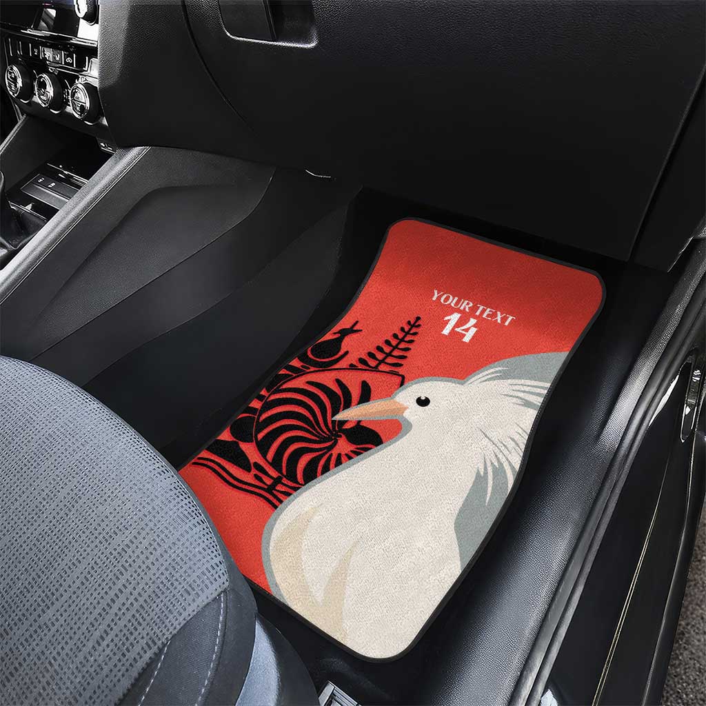 Custom Nouvelle-Caledonie Football Car Mats Allez Les Cagous Simple Style