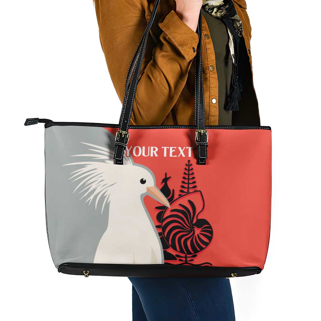 Custom Nouvelle-Caledonie Football Leather Tote Bag Allez Les Cagous Simple Style