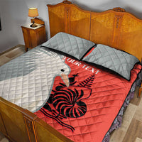 Custom Nouvelle-Caledonie Football Quilt Bed Set Allez Les Cagous Simple Style
