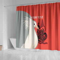 Custom Nouvelle-Caledonie Football Shower Curtain Allez Les Cagous Simple Style