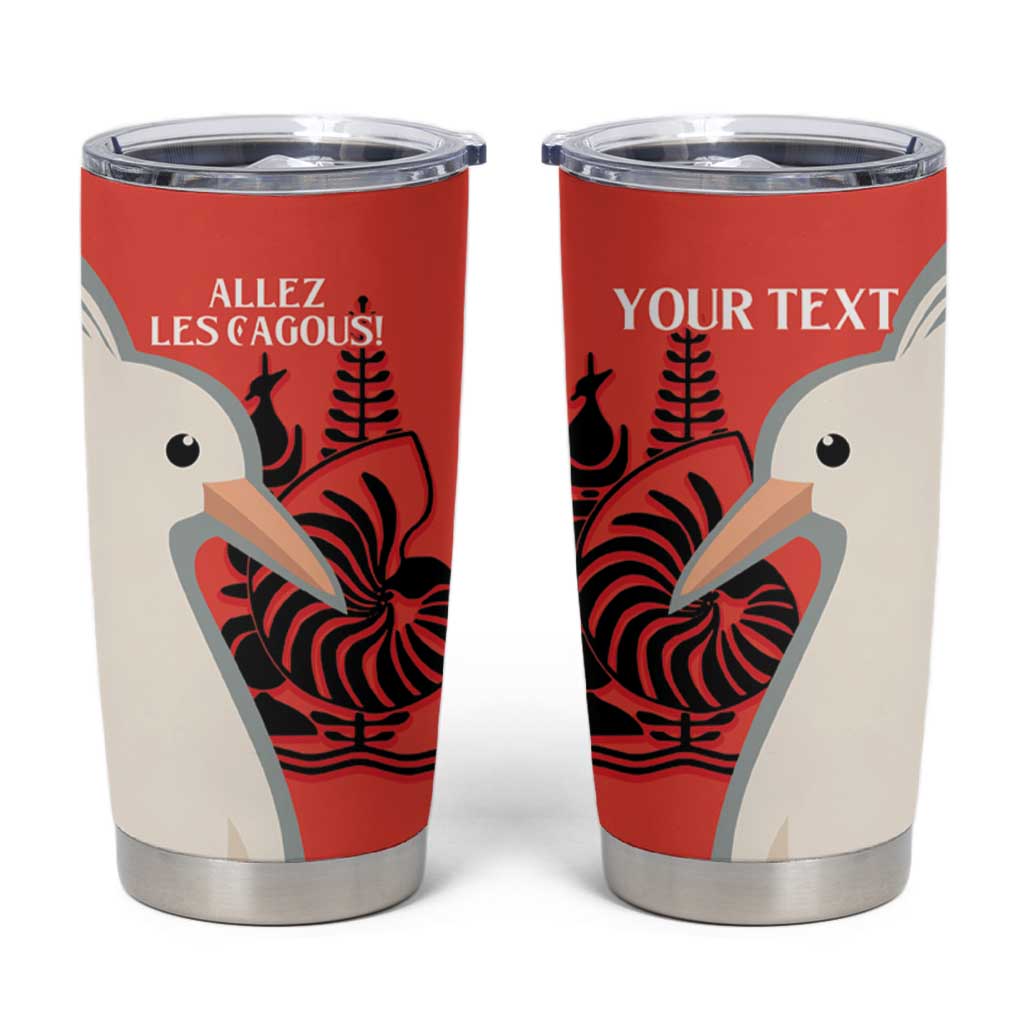 Custom Nouvelle-Caledonie Football Tumbler Cup Allez Les Cagous Simple Style