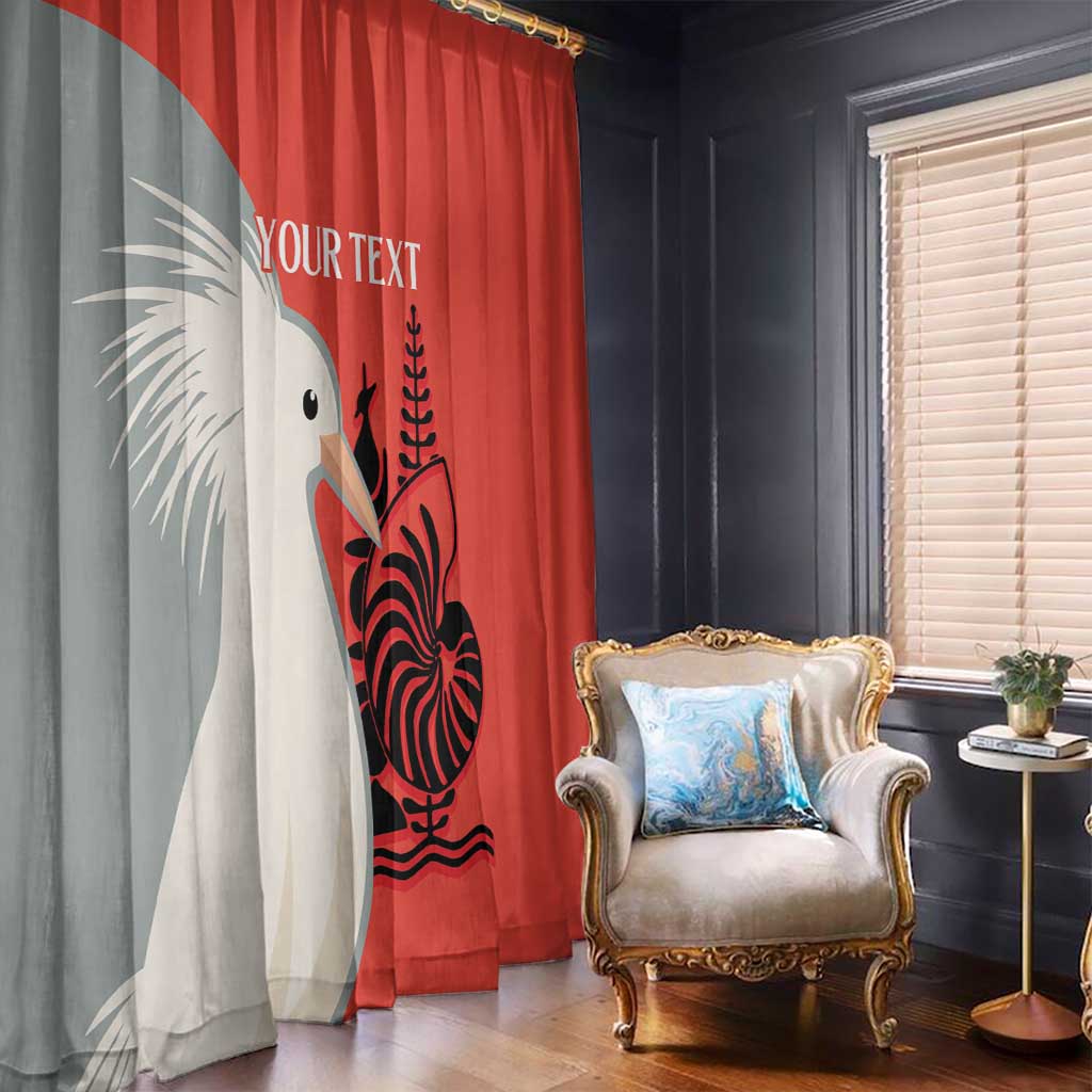 Custom Nouvelle-Caledonie Football Window Curtain Allez Les Cagous Simple Style