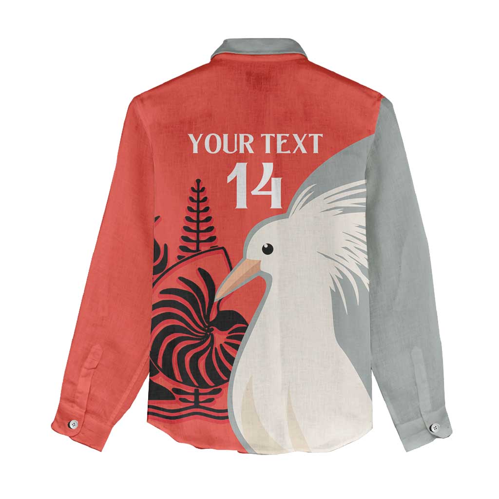 Custom Nouvelle-Caledonie Football Women Casual Shirt Allez Les Cagous Simple Style