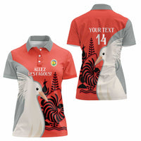 Custom Nouvelle-Caledonie Football Women Polo Shirt Allez Les Cagous Simple Style