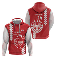Custom Tahiti Football Zip Hoodie Go Toa Aito