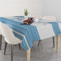 Custom Fiji Tapa Football Tablecloth Go Bula Boy!