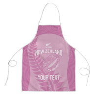 Custom New Zealand Silver Fern Rugby 2025 Apron All Black Aotearoa Maori Pink - Polynesian Pride