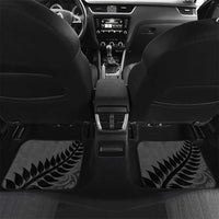 Custom New Zealand Silver Fern Rugby 2025 Car Mats Go Champions Aotearoa Maori Black