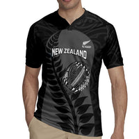 Custom New Zealand Silver Fern Rugby 2025 Rugby Jersey Go Champions Aotearoa Maori Black
