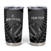Custom New Zealand Silver Fern Rugby 2025 Tumbler Cup Go Champions Aotearoa Maori Black