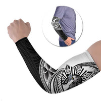 Philippines Eagle Sun Arm Sleeves Filipino Agila Polynesian Tattoo Black Color LT14 Set of 2 Black - Polynesian Pride