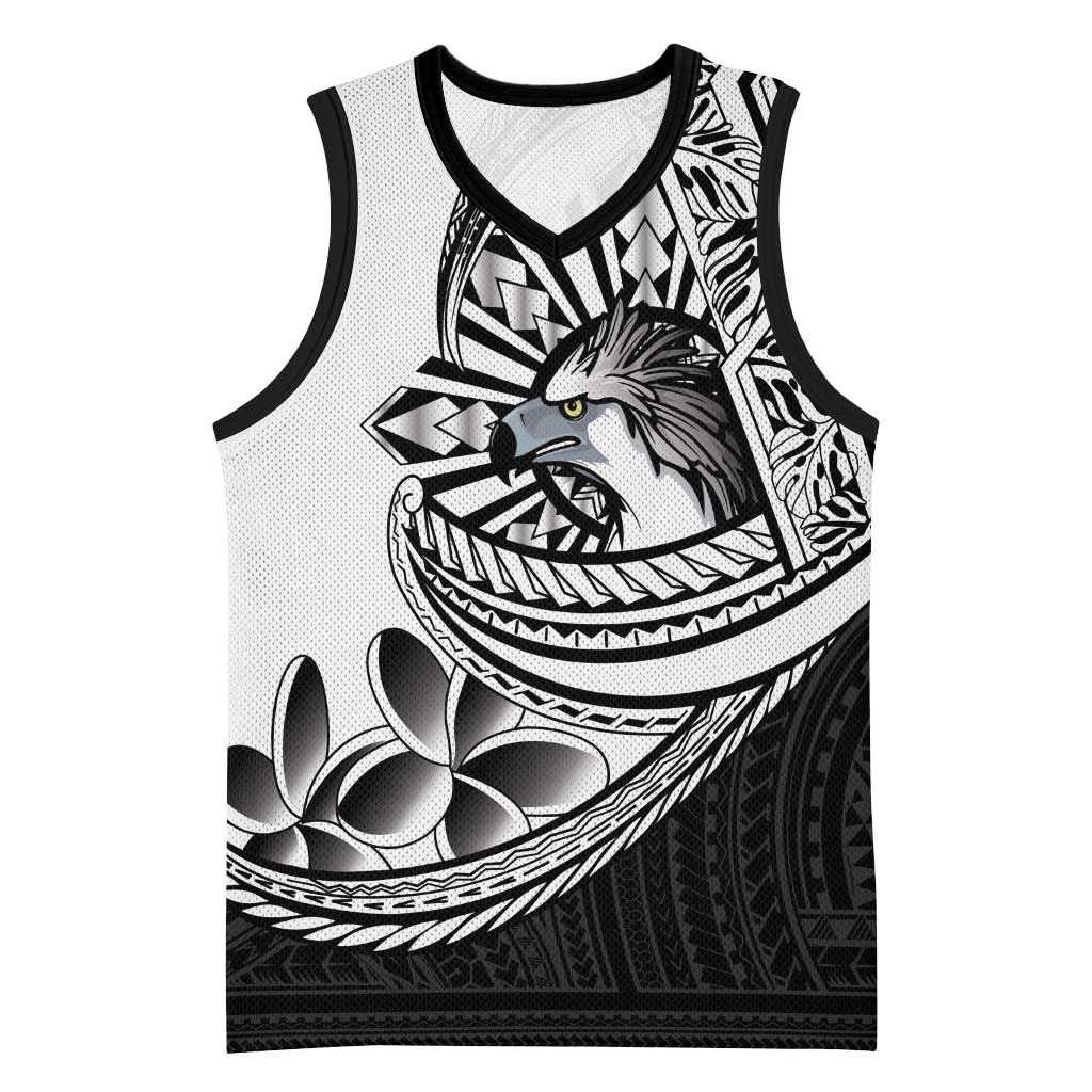 Philippines Eagle Sun Basketball Jersey Filipino Agila Polynesian Tattoo Black Color