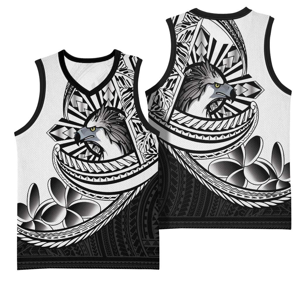 Philippines Eagle Sun Basketball Jersey Filipino Agila Polynesian Tattoo Black Color
