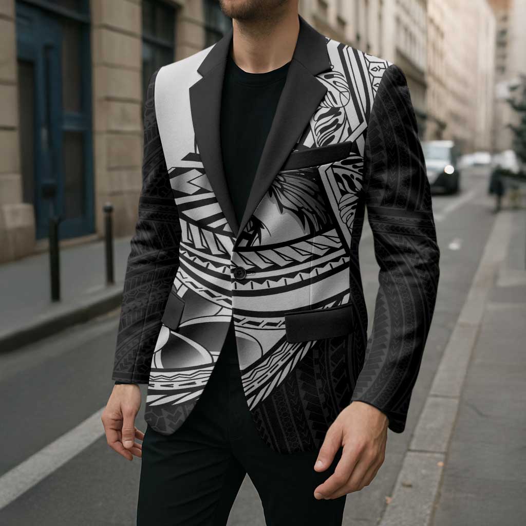 Philippines Eagle Sun Blazer Filipino Agila Polynesian Tattoo Black Color
