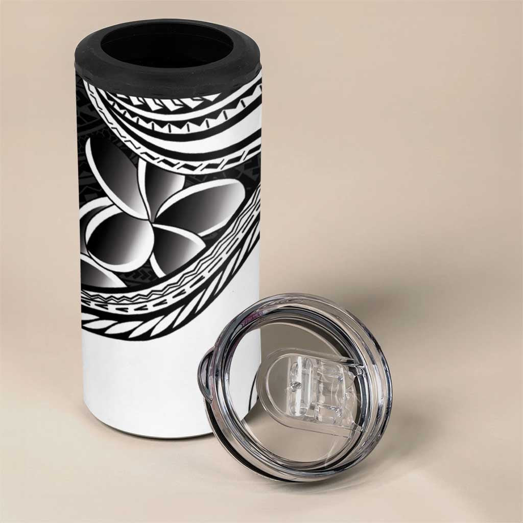 Philippines Eagle Sun 4 in 1 Can Cooler Tumbler Filipino Agila Polynesian Tattoo Black Color LT14 - Polynesian Pride