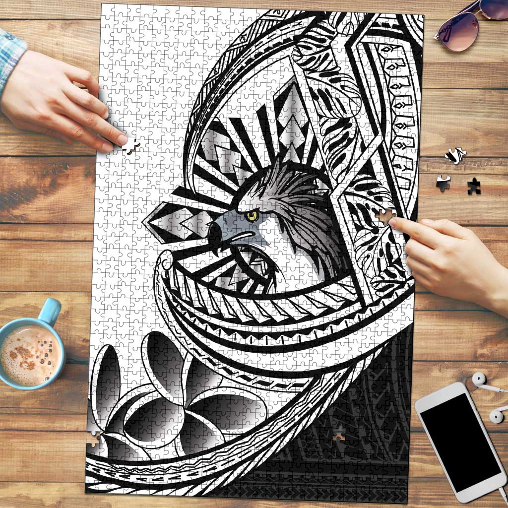 Philippines Eagle Sun Puzzle Filipino Agila Polynesian Tattoo Black Color