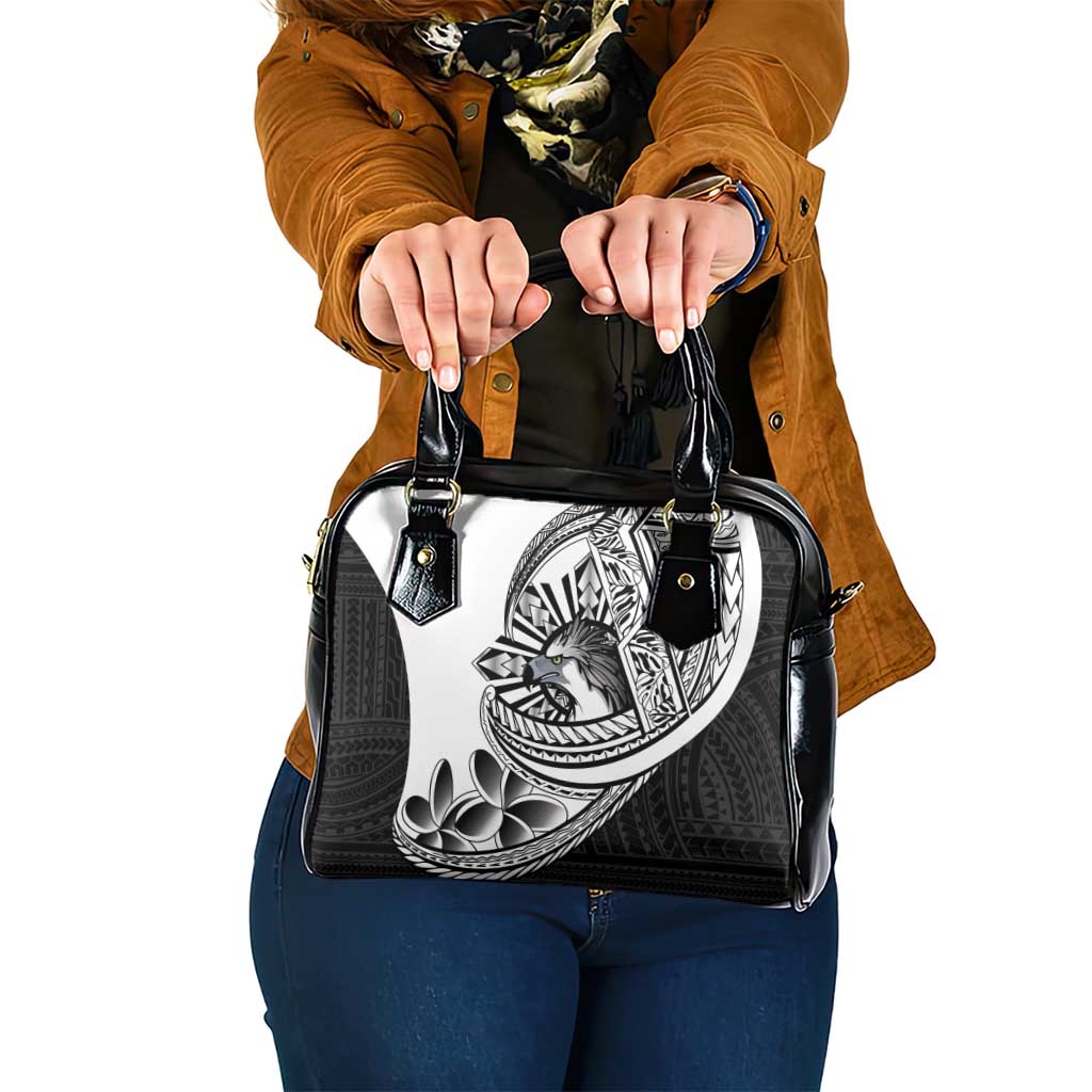 Philippines Eagle Sun Shoulder Handbag Filipino Agila Polynesian Tattoo Black Color LT14 One Size Black - Polynesian Pride