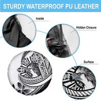 Philippines Eagle Sun Spare Tire Cover Filipino Agila Polynesian Tattoo Black Color