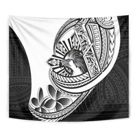 Philippines Eagle Sun Tapestry Filipino Agila Polynesian Tattoo Black Color