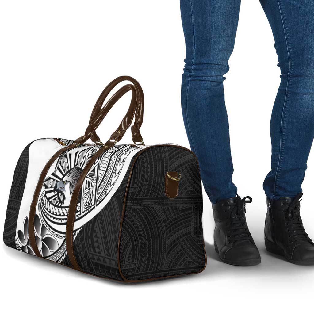 Philippines Eagle Sun Travel Bag Filipino Agila Polynesian Tattoo Black Color