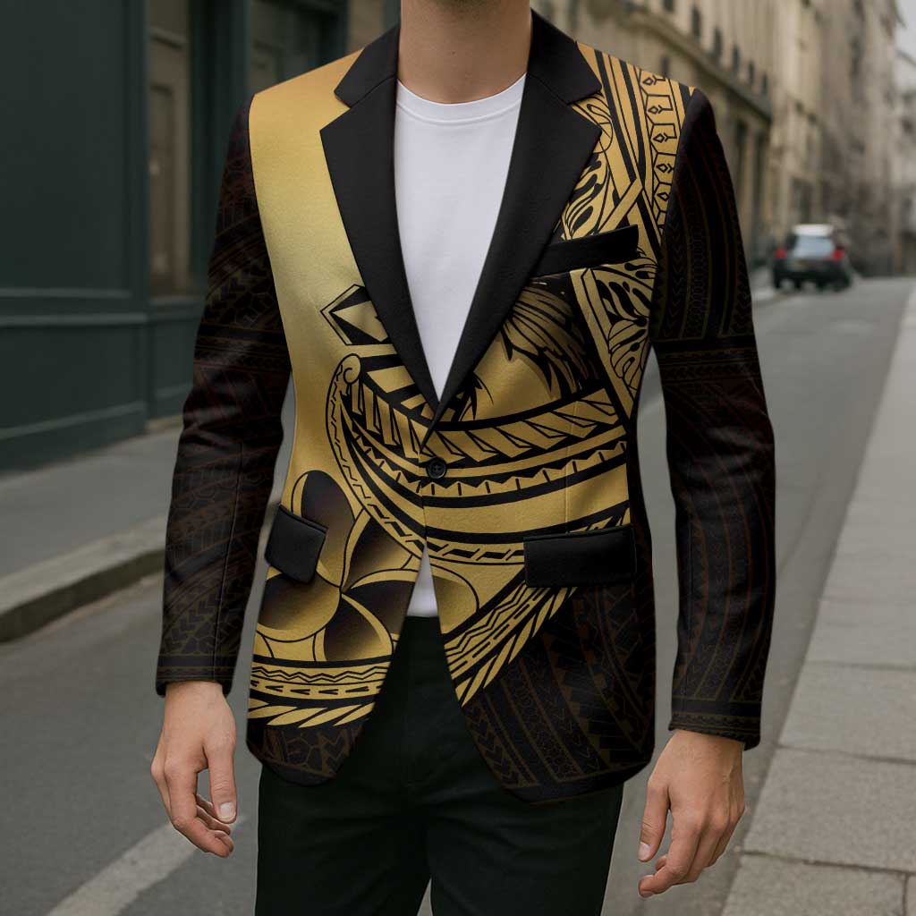Philippines Eagle Sun Blazer Filipino Agila Polynesian Tattoo Gold Color