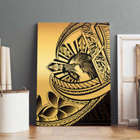 Philippines Eagle Sun Canvas Wall Art Filipino Agila Polynesian Tattoo Gold Color