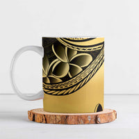Philippines Eagle Sun Ceramic Mug Filipino Agila Polynesian Tattoo Gold Color