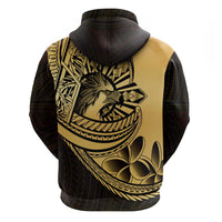 Philippines Eagle Sun Hoodie Filipino Agila Polynesian Tattoo Gold Color