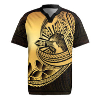 Philippines Eagle Sun Rugby Jersey Filipino Agila Polynesian Tattoo Gold Color LT14 Gold - Polynesian Pride