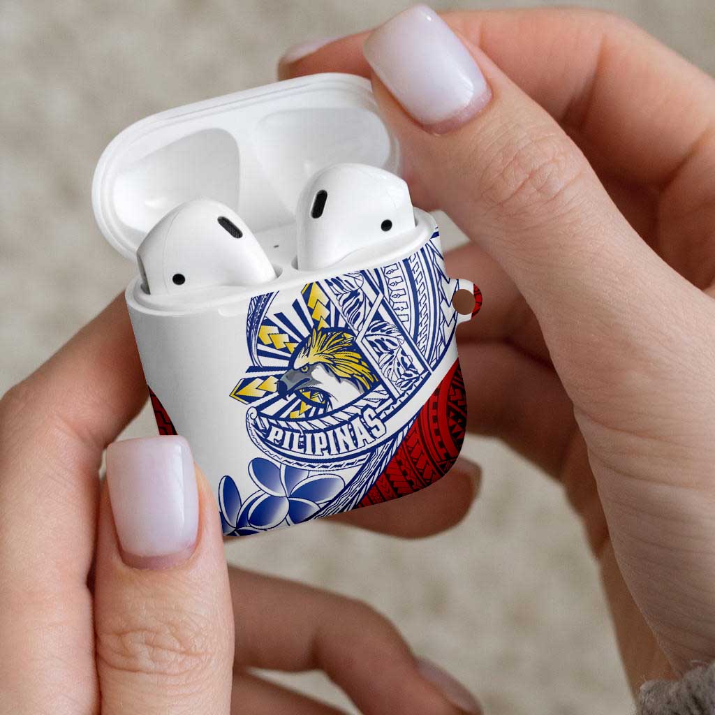 Philippines Eagle Sun AirPods Case Filipino Agila Polynesian Tattoo Flag Color LT14 - Polynesian Pride