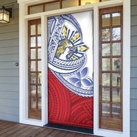 Philippines Eagle Sun Door Cover Filipino Agila Polynesian Tattoo Flag Color LT14 - Polynesian Pride