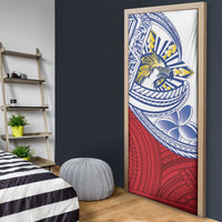 Philippines Eagle Sun Door Cover Filipino Agila Polynesian Tattoo Flag Color LT14 - Polynesian Pride