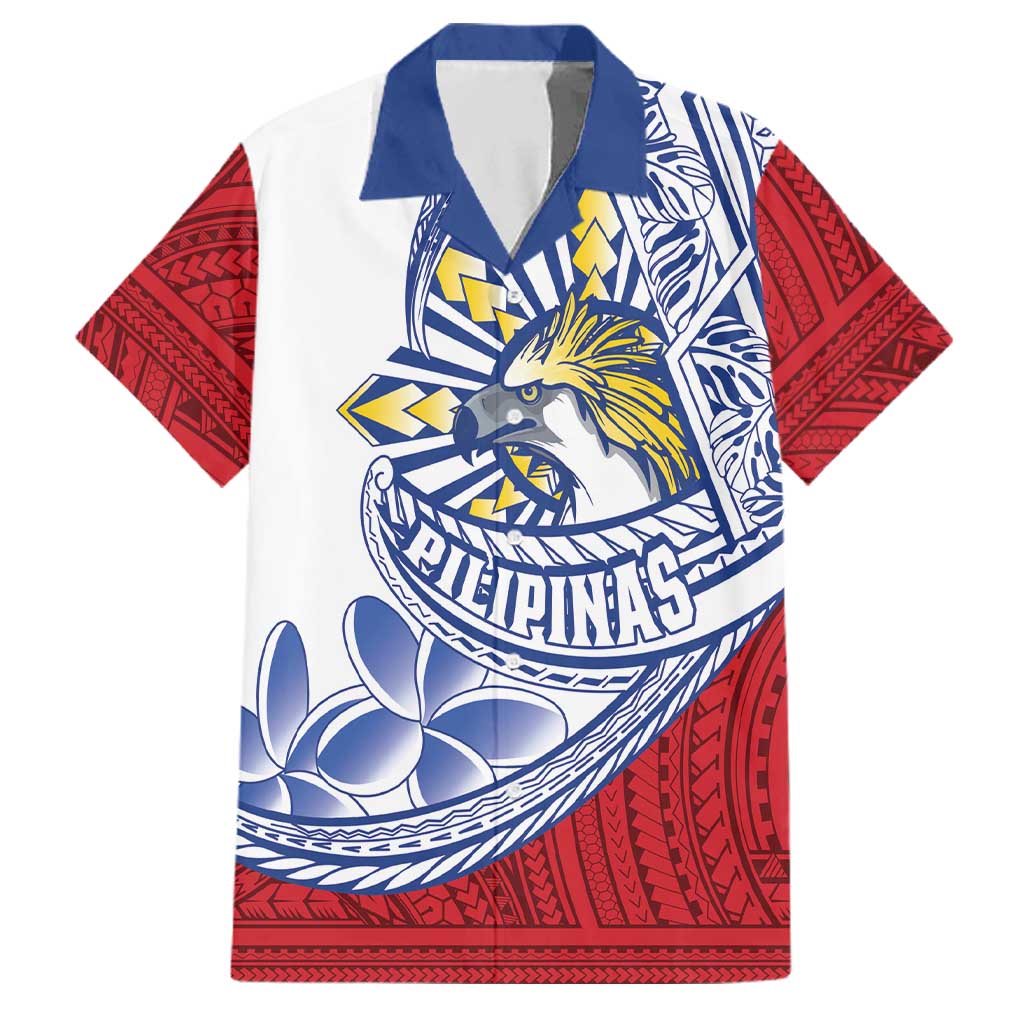 Philippines Eagle Sun Family Matching Puletasi and Hawaiian Shirt Filipino Agila Polynesian Tattoo Flag Color