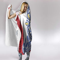 Philippines Eagle Sun Hooded Blanket Filipino Agila Polynesian Tattoo Flag Color LT14 - Polynesian Pride