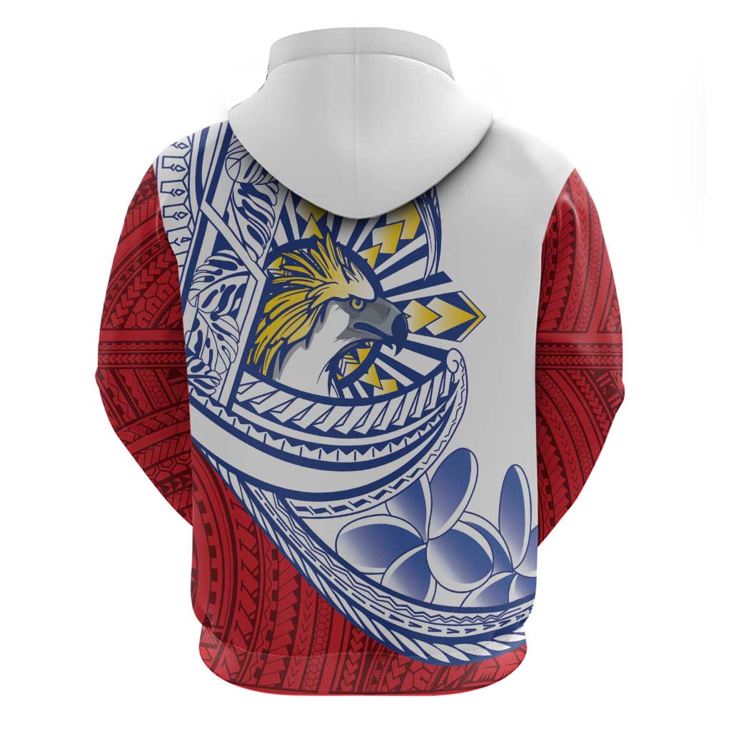 Philippines Eagle Sun Hoodie Filipino Agila Polynesian Tattoo Flag Color LT14 - Polynesian Pride