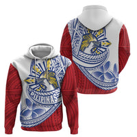 Philippines Eagle Sun Hoodie Filipino Agila Polynesian Tattoo Flag Color LT14 - Polynesian Pride