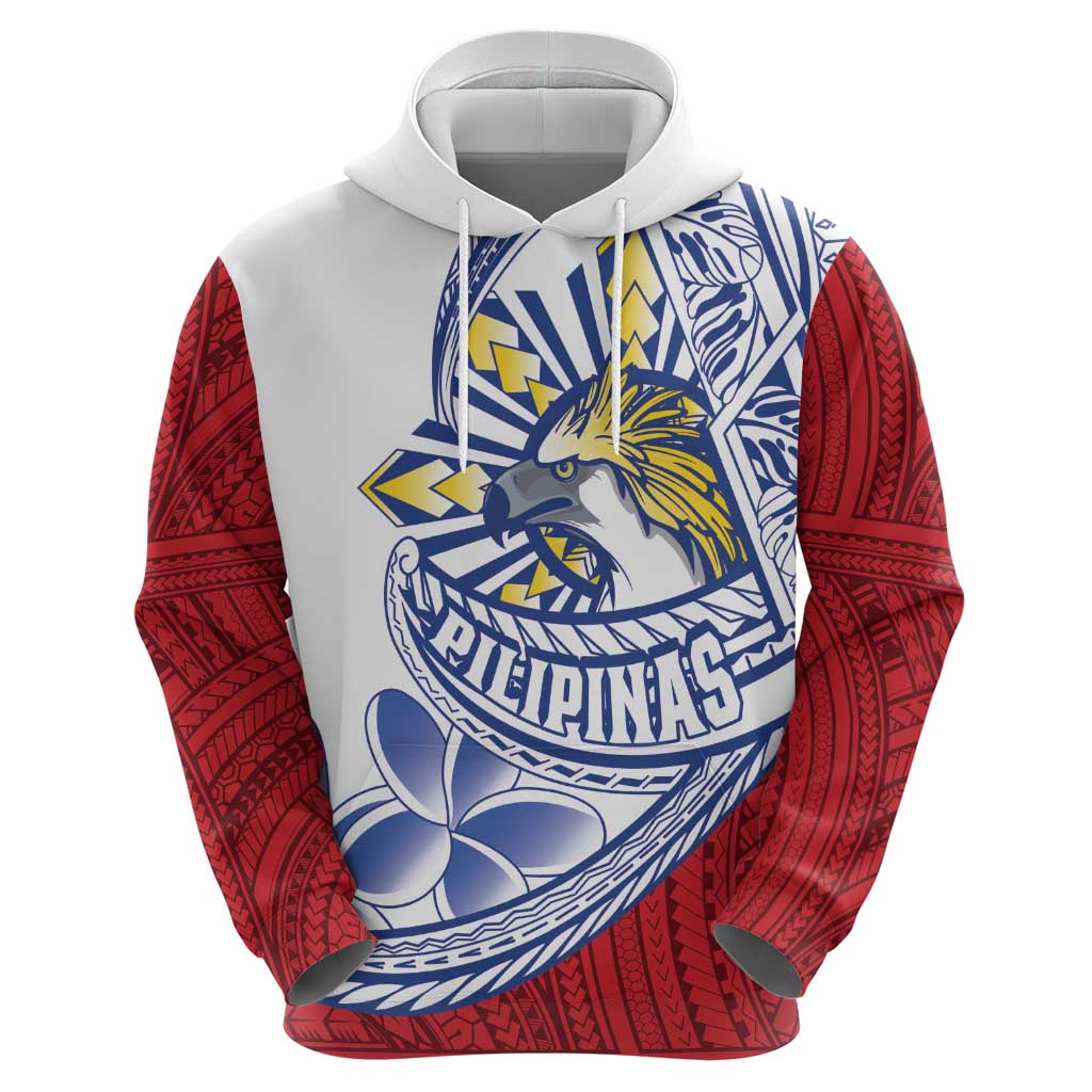 Philippines Eagle Sun Hoodie Filipino Agila Polynesian Tattoo Flag Color LT14 - Polynesian Pride
