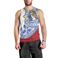 Philippines Eagle Sun Men Tank Top Filipino Agila Polynesian Tattoo Flag Color