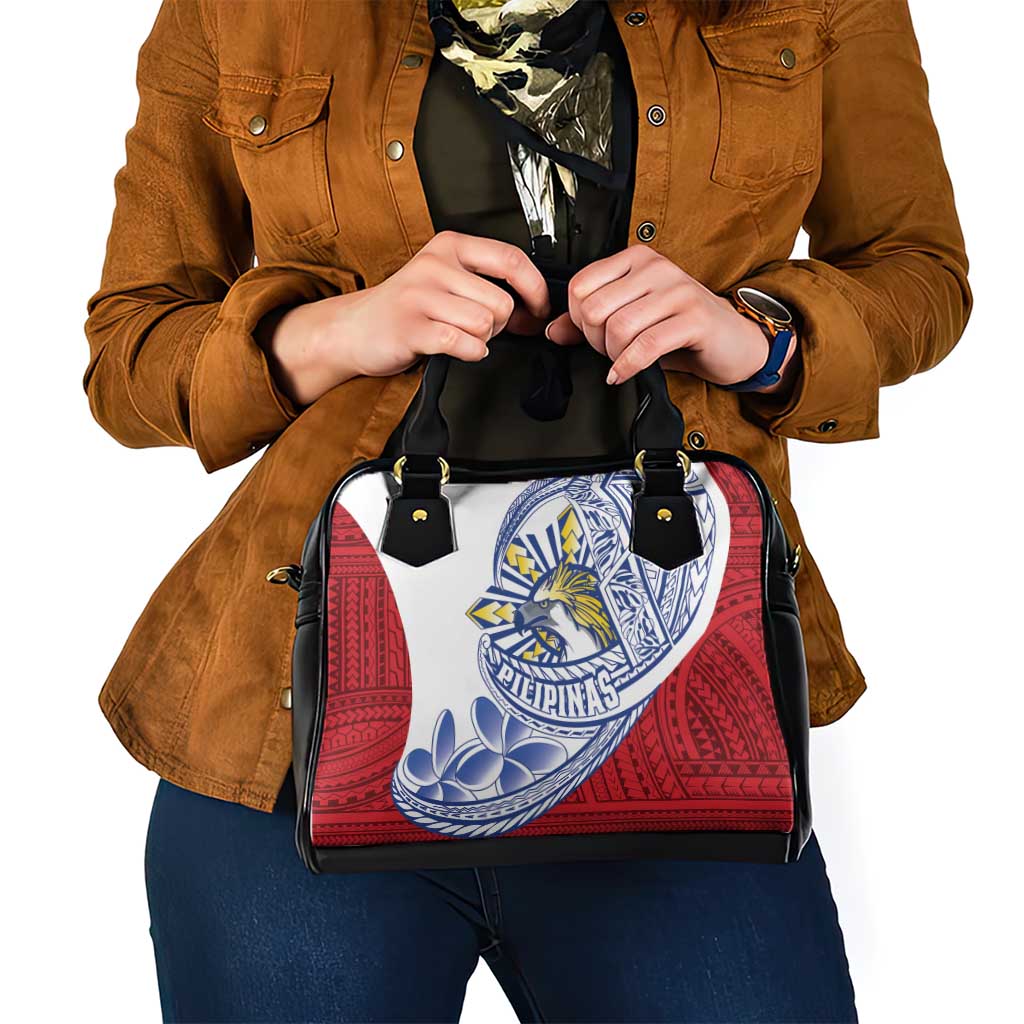 Philippines Eagle Sun Shoulder Handbag Filipino Agila Polynesian Tattoo Flag Color