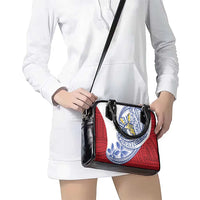 Philippines Eagle Sun Shoulder Handbag Filipino Agila Polynesian Tattoo Flag Color