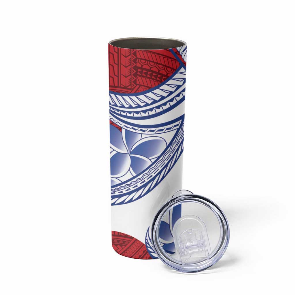 Philippines Eagle Sun Skinny Tumbler Filipino Agila Polynesian Tattoo Flag Color