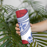 Philippines Eagle Sun Skinny Tumbler Filipino Agila Polynesian Tattoo Flag Color